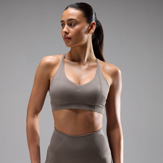 Women's Tempo Ultra Seamless Sport-bh - Donkertruffel / XXL
