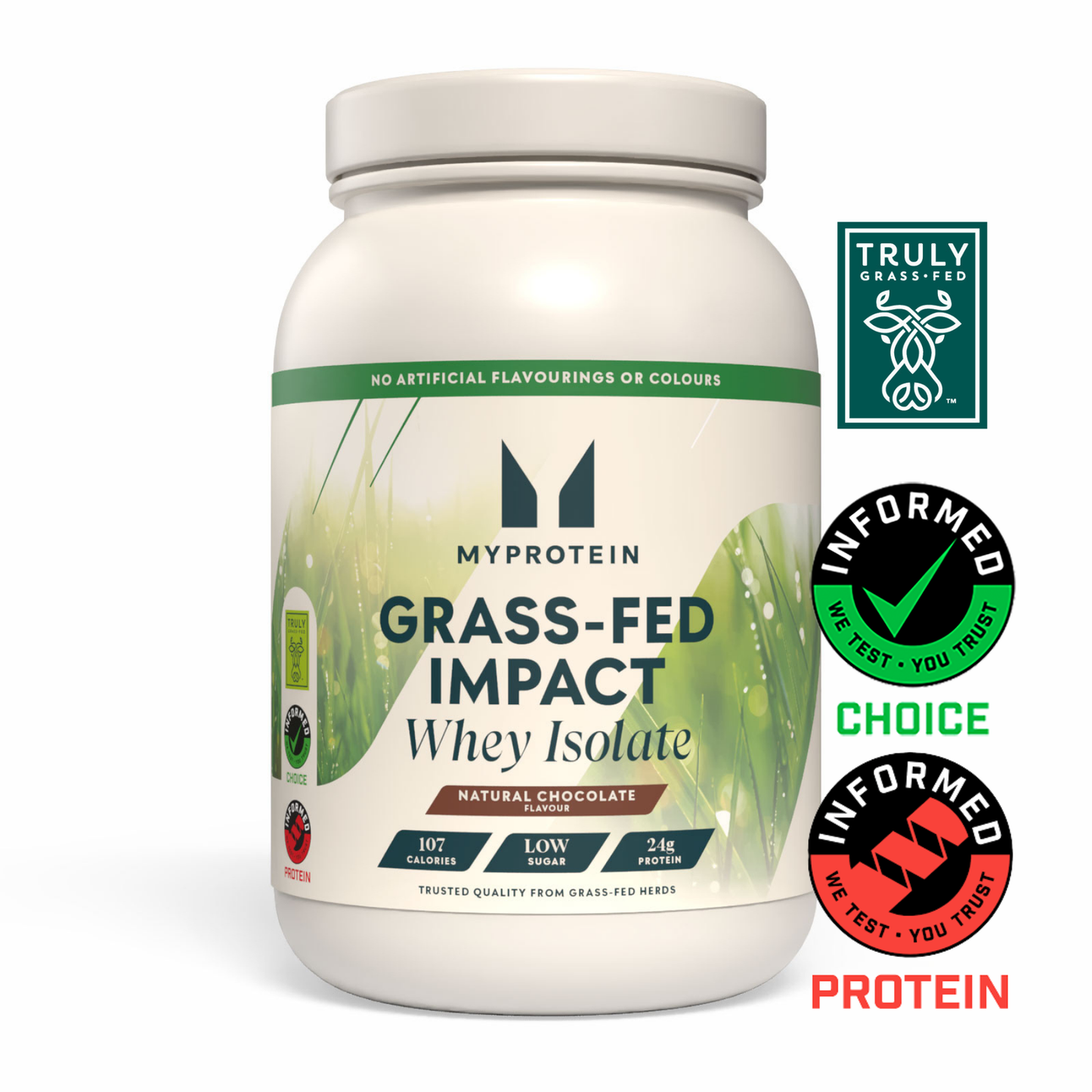 Grasgevoerd Impact Whey Isolate - Naturel Chocolade
