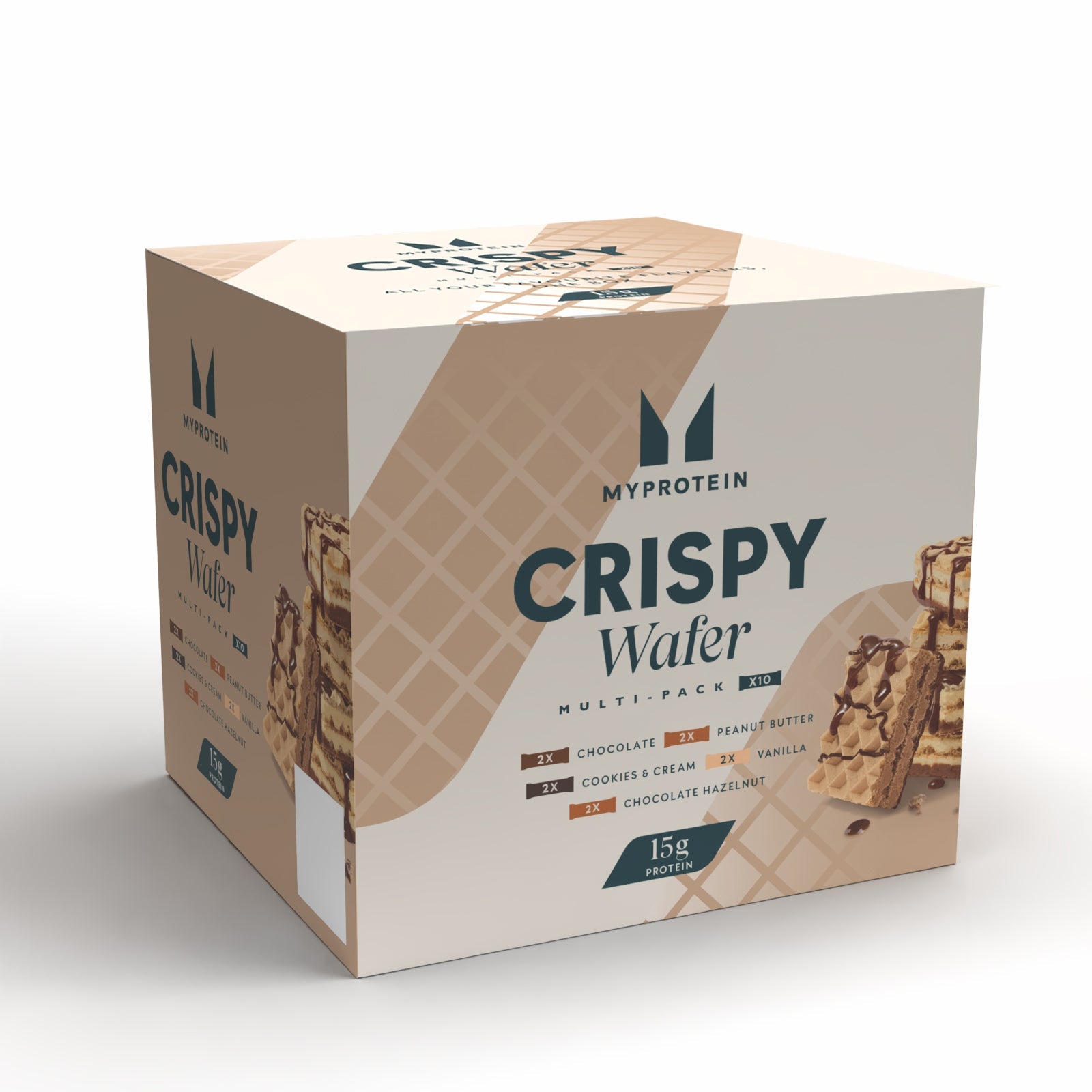 Assortimentsverpakking met knapperige wafels - Variety / 10 repen