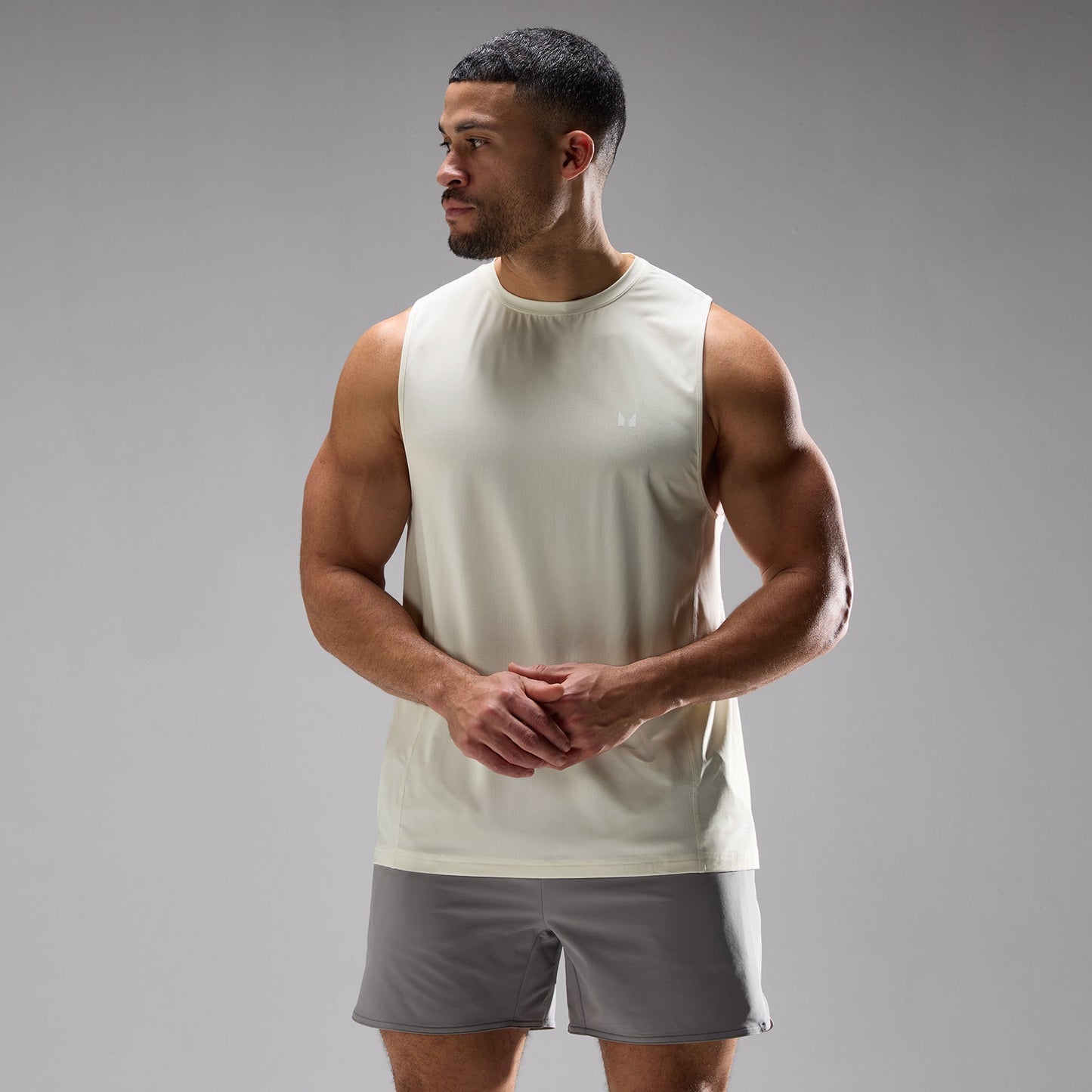 Heren Training Ultra Mesh Tanktop - Platinum / XXL