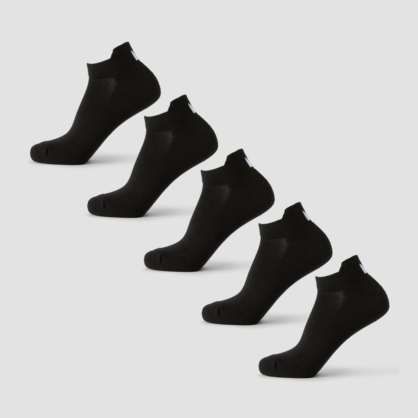 Unisex Sneakersokken - Zwart / UK 9-11