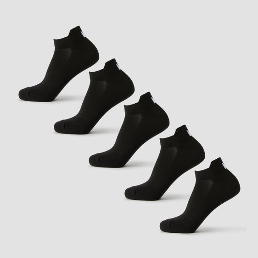Unisex Sneakersokken - Zwart / UK 9-11