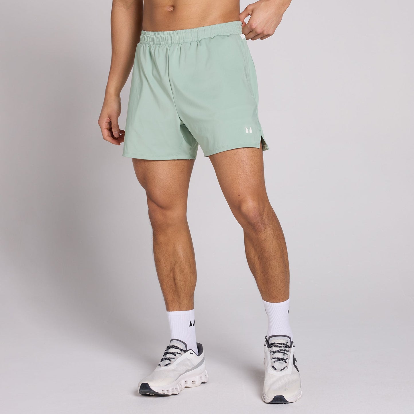 Heren Tempo Panel 5 Short - Eucalyptus / 3XL