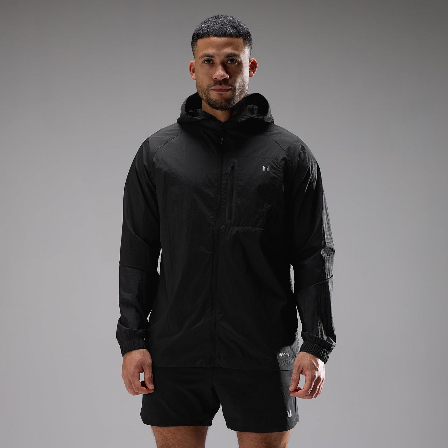 Heren Velocity Ultra Lichtgewicht Opvouwbare Jas - Zwart / 3XL