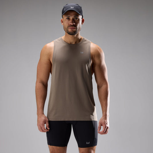Heren Velocity Ultra Naadloze Singlet - Falcon / XXL