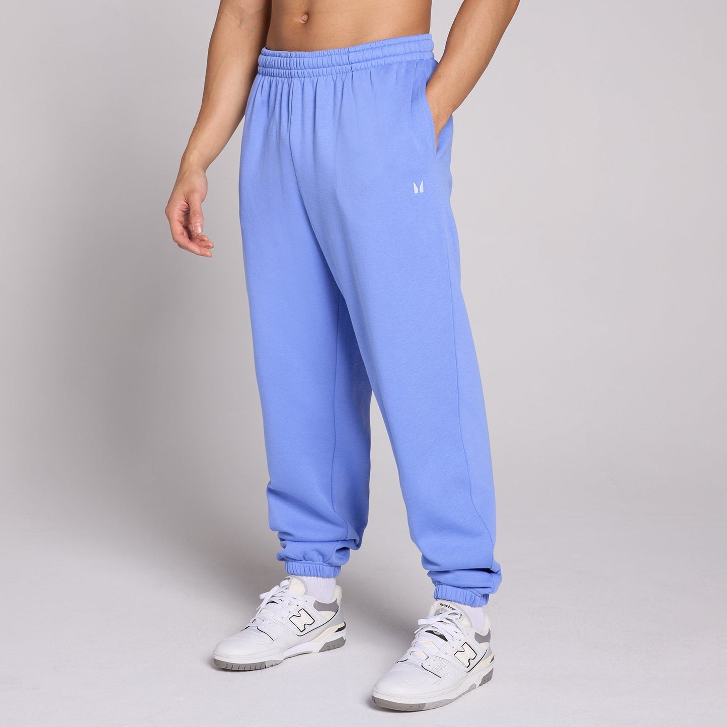 Rest Day oversized joggingbroek voor heren - Korenbloemblauw / XXL