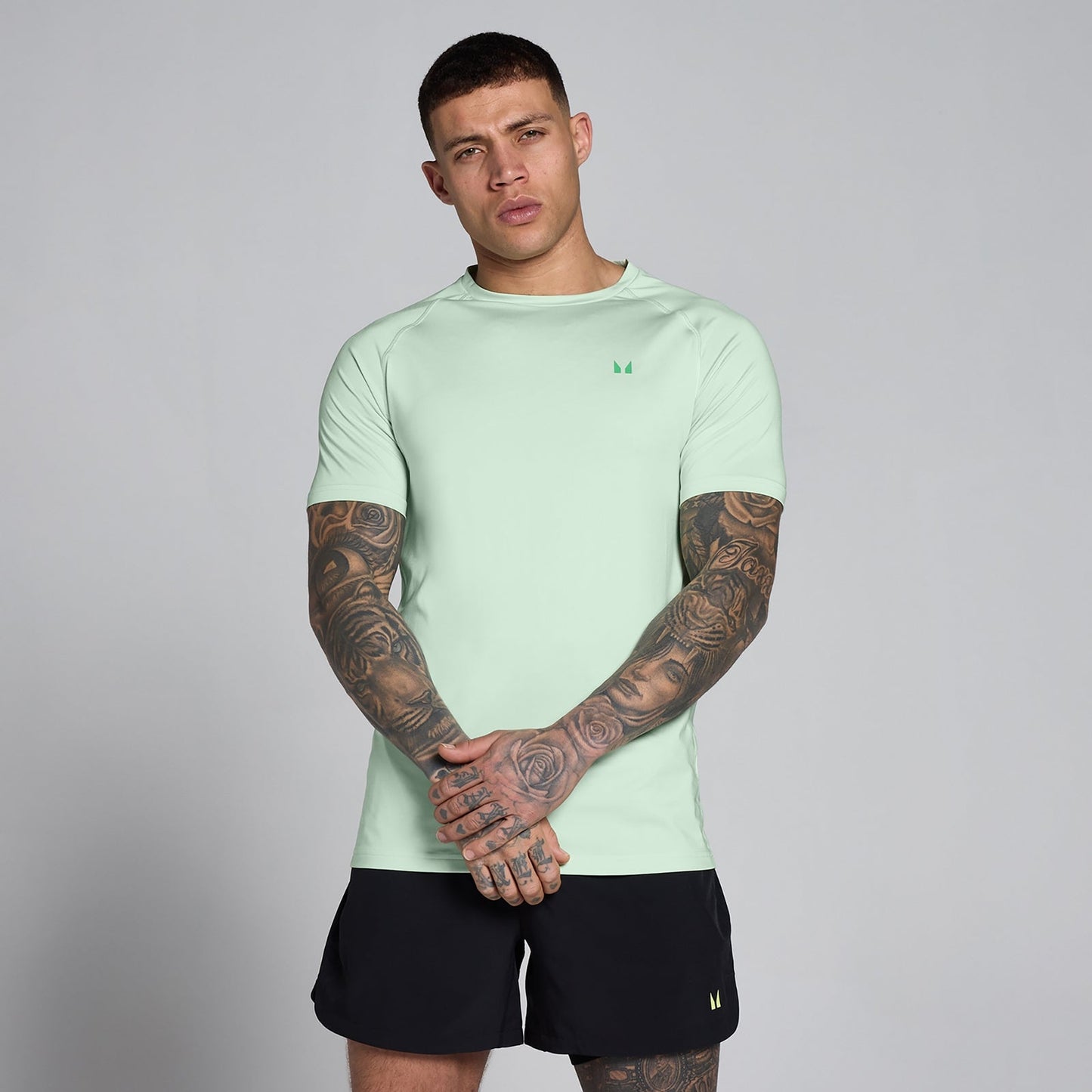Heren Training T-Shirt - Light Lime / XXL