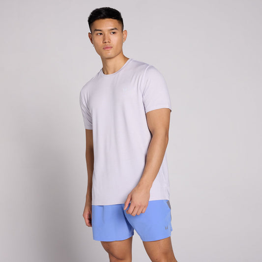 Heren Tempo Marl T-Shirt - Lila Grijs / 3XL