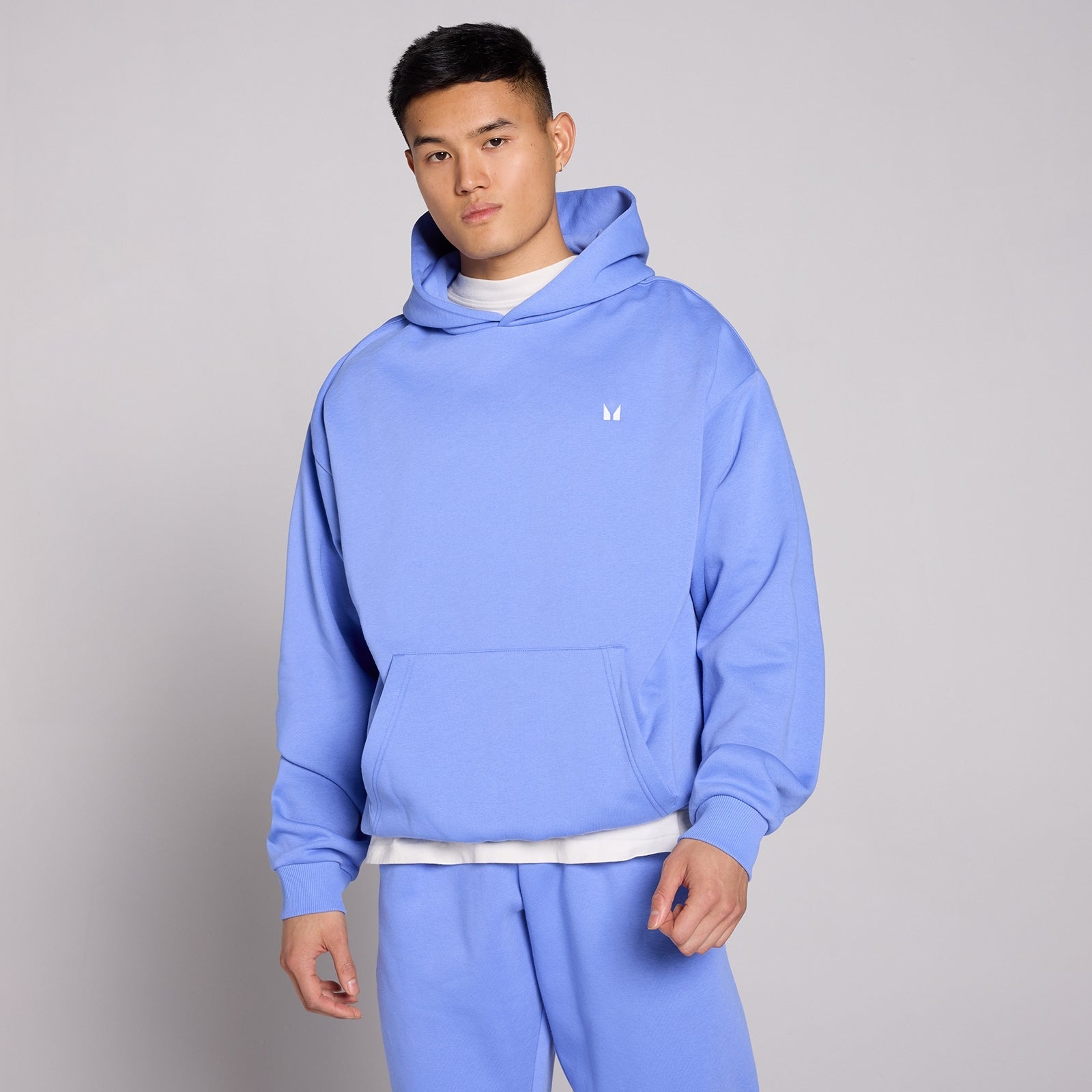 Heren Rest Day Oversized Hoodie - Cornflower Blue / XXL