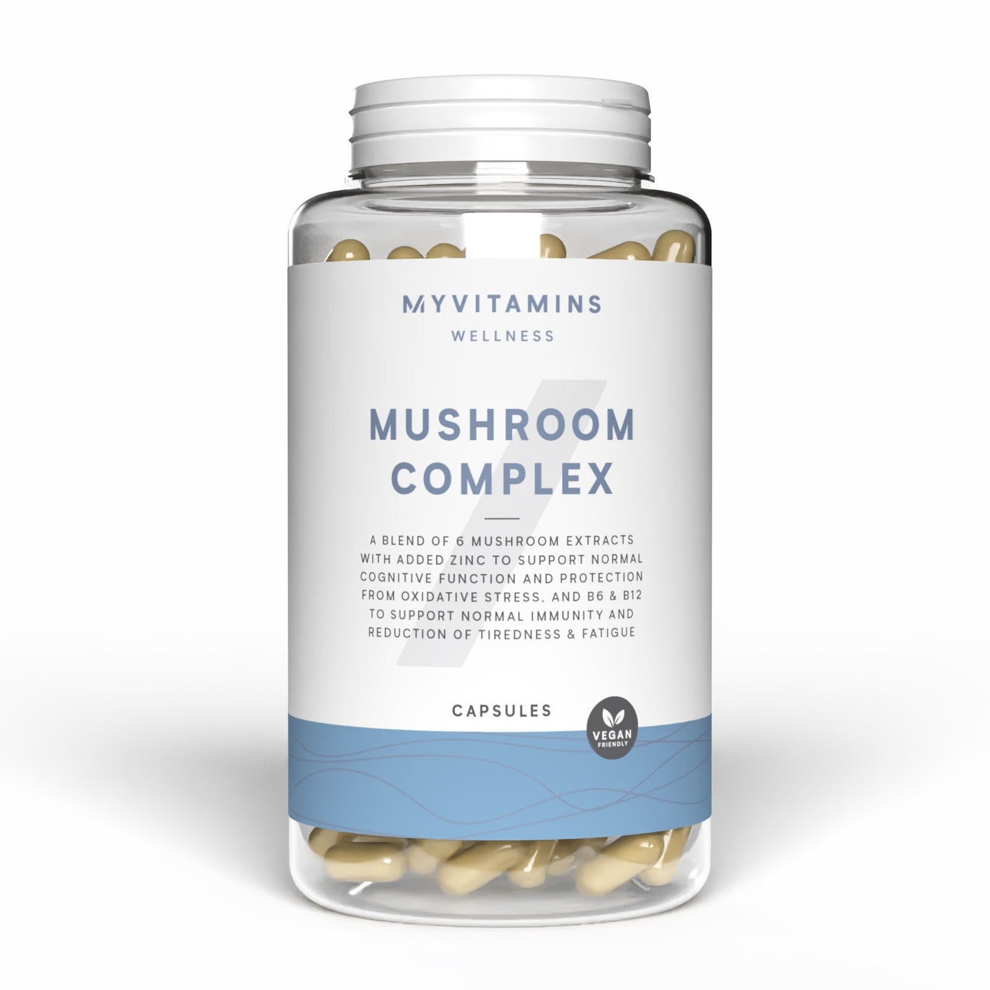 6 In 1 Paddenstoelencomplex-capsules - 60CAPSULES, 30servings