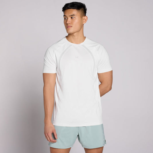 Heren Tempo Panel T-Shirt - Bewolkt Grijs / 3XL
