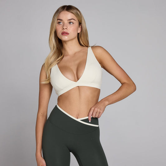 Dames Tempo Triangle Sport-BH - Ivoor / XXL