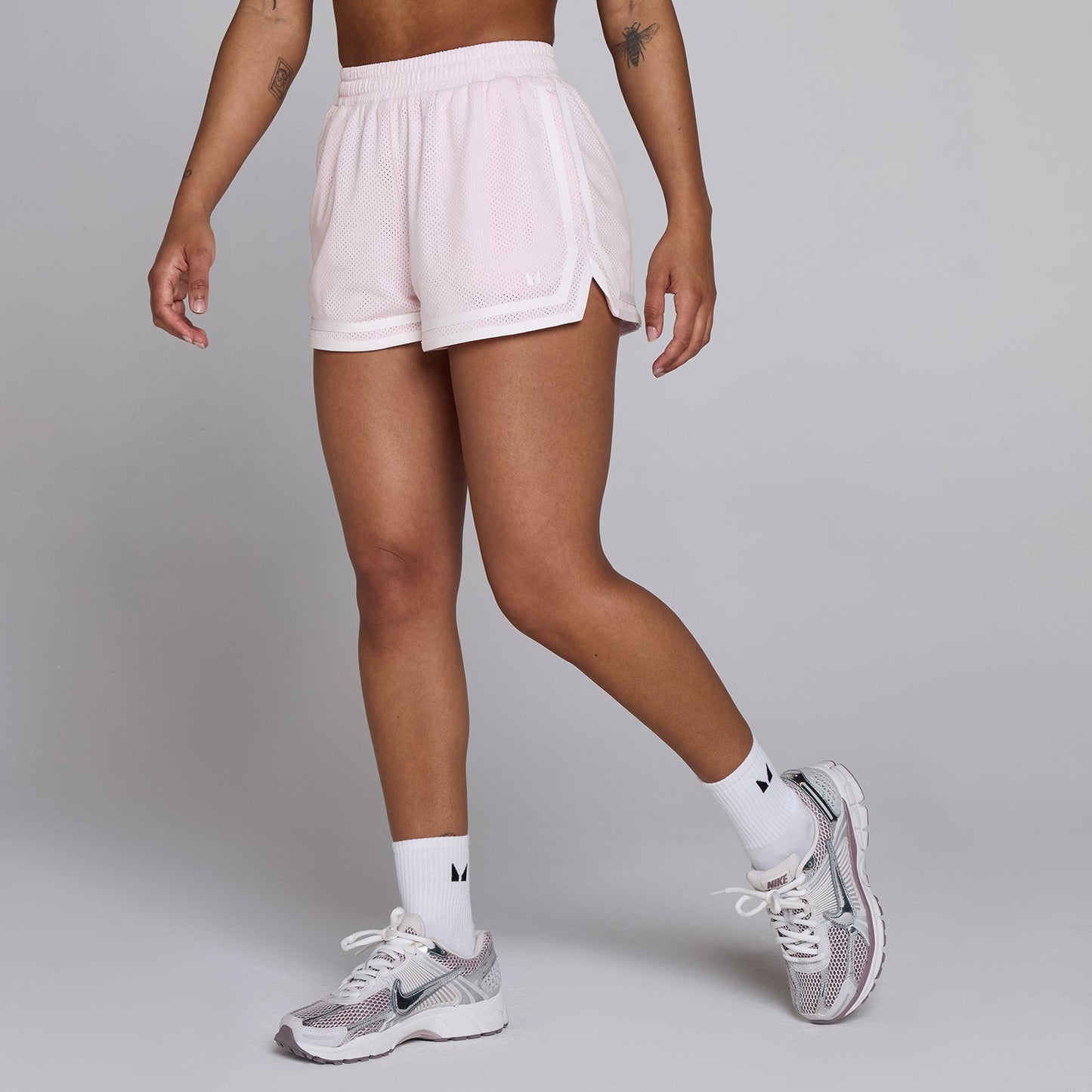 Dames Lift Mesh Short - Babyroze / L