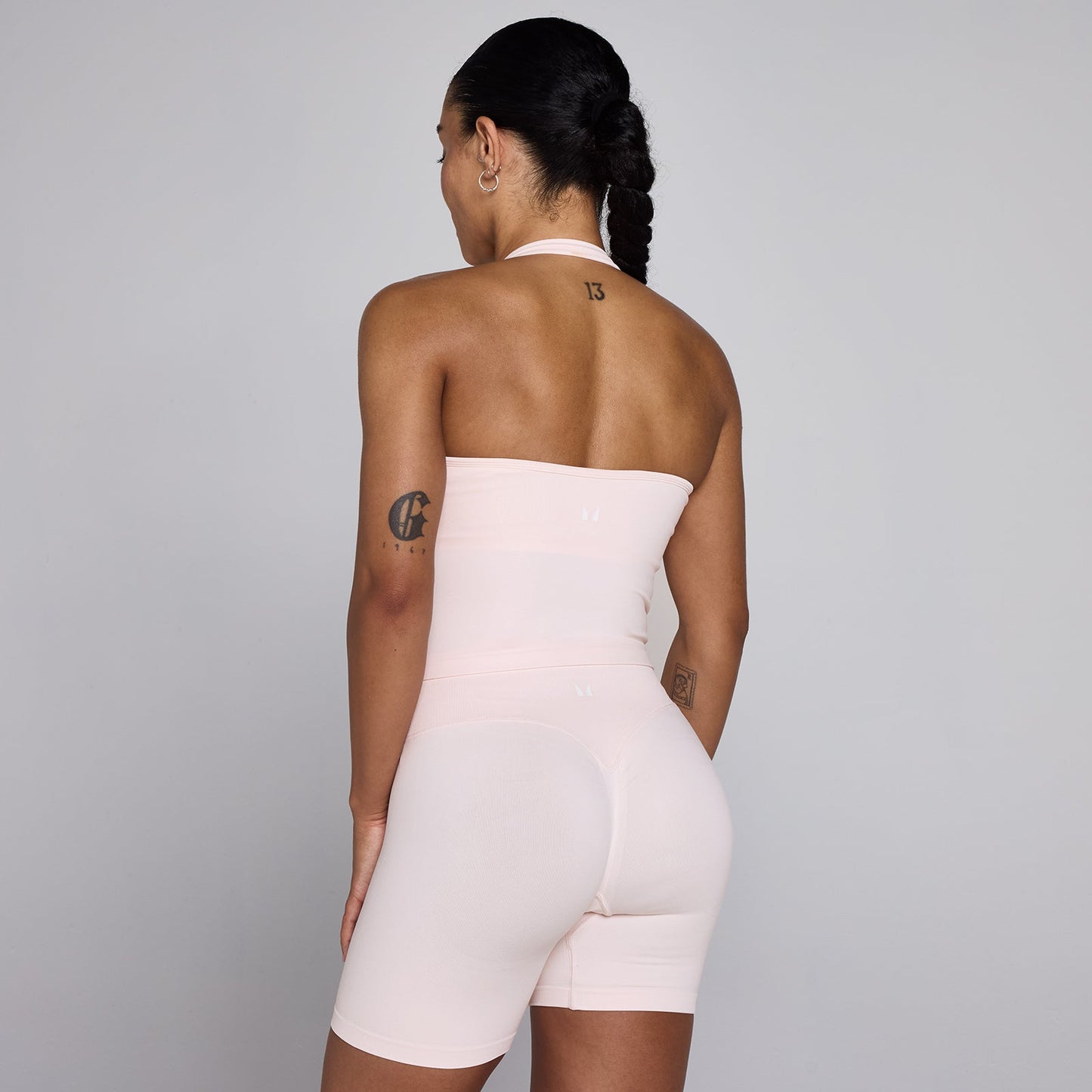 Dames Tempo Naadloze Halternek Top - Baby Roze / XXL
