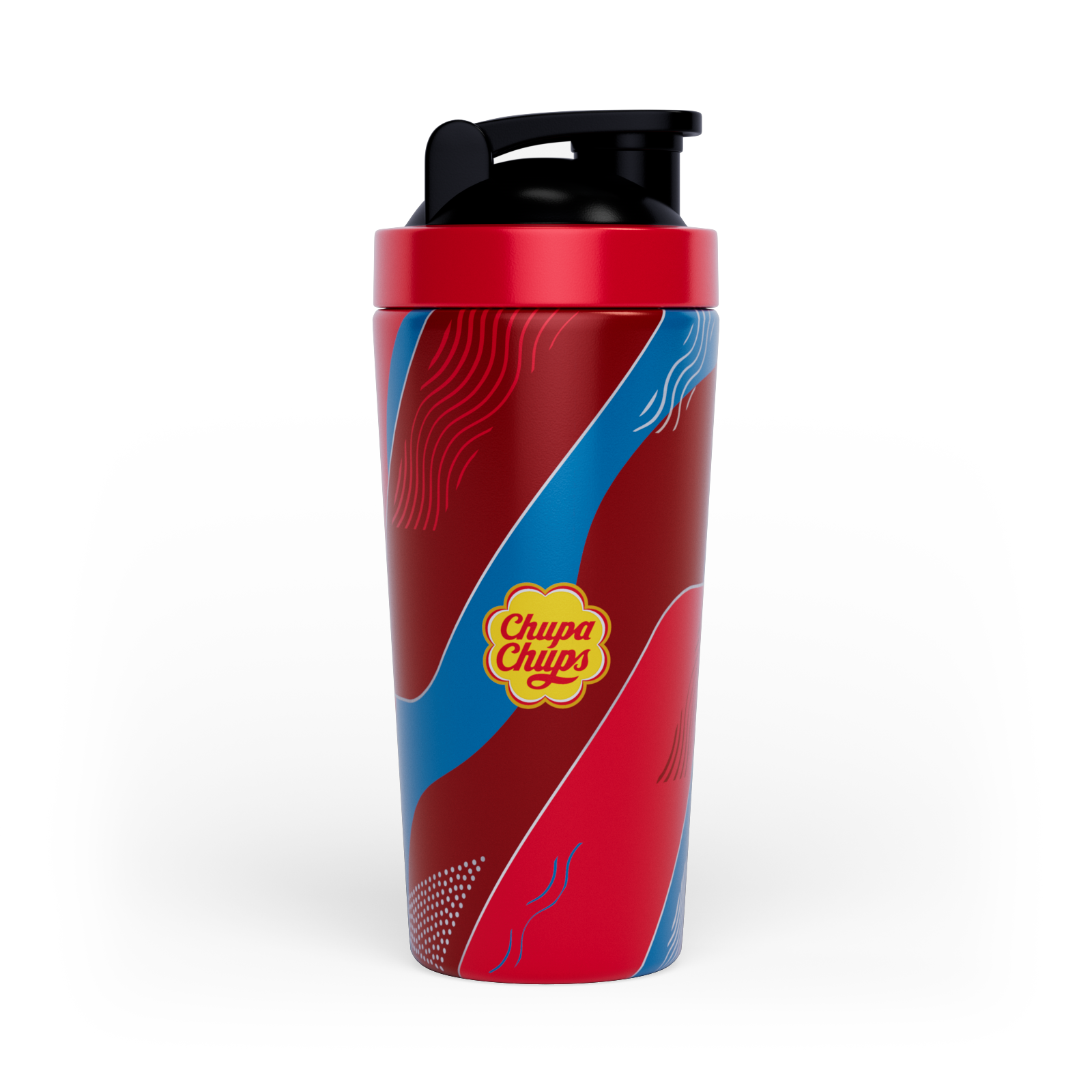 Chupa Chups Gerecyclede Metalen Shaker - Rood