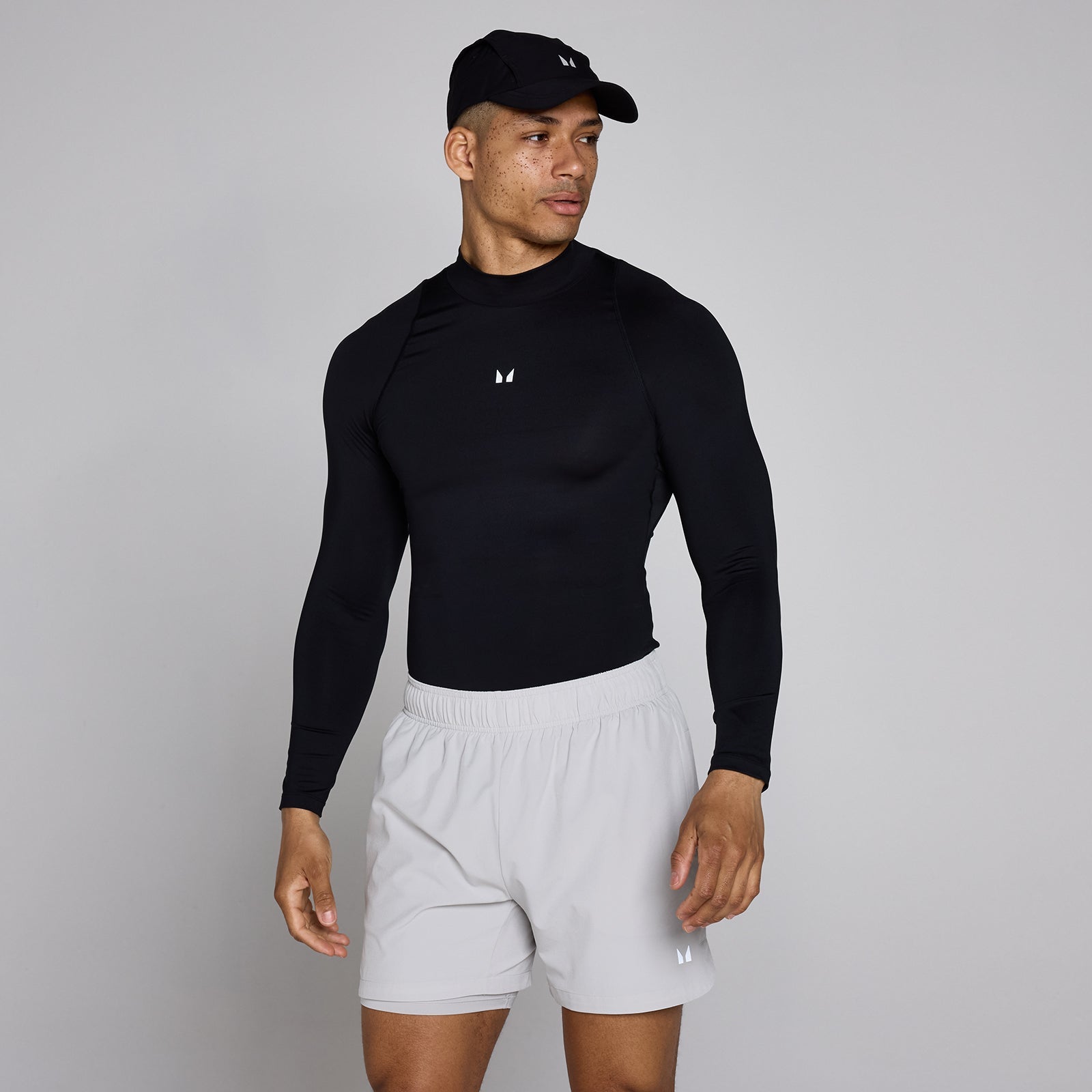 Men's Training High Neck Long Sleeve Baselayer - XXL