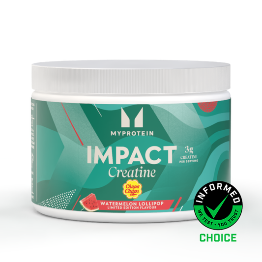Impact Creatine - Watermelon Lollipop / 250 g / 55 porties / Chupa Chups watermeloenlolly / Chupa Chups