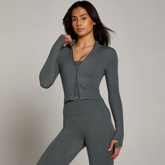 Women's Tempo Cropped Jacket - Dark Grey / XXL