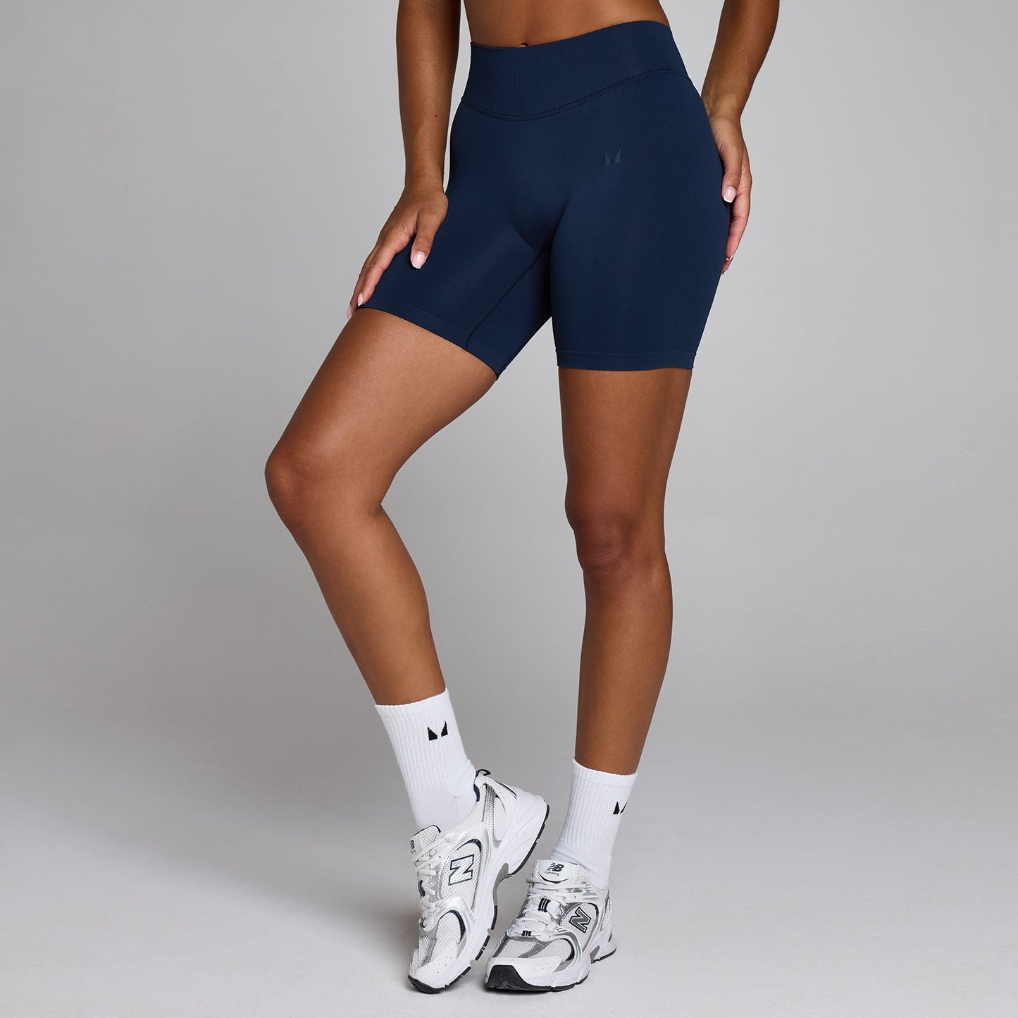 Dames Hybrid Naadloze Short - Middernacht / M