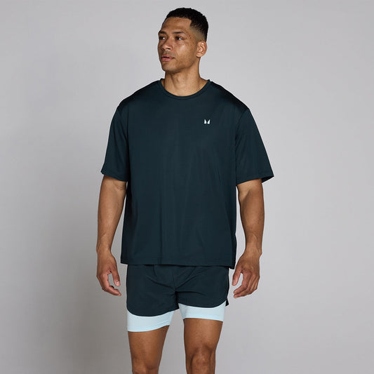 Heren Hybrid Oversized Mesh T-Shirt - 3XL