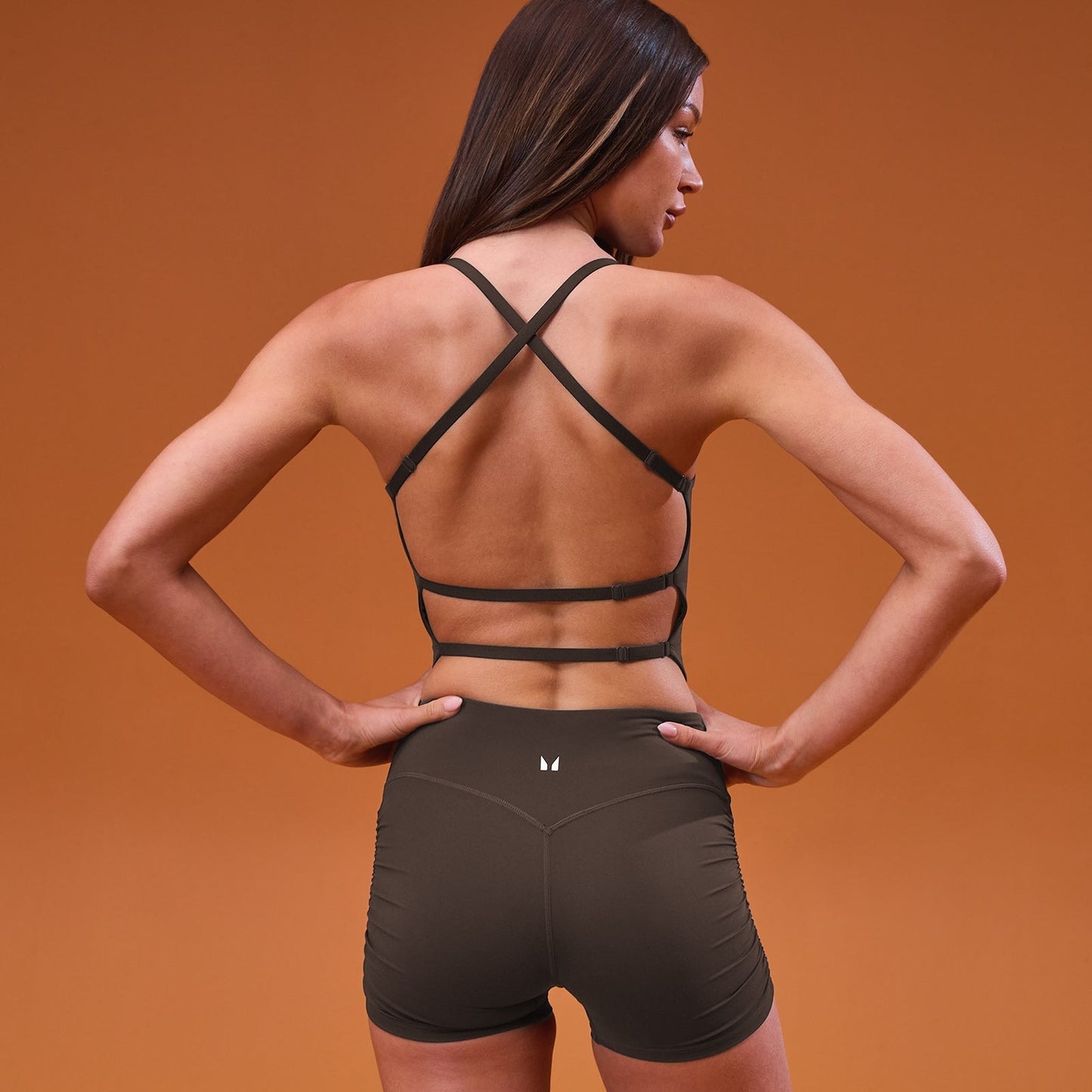 Women's Tempo Open Back Vest - Cacao / XXL