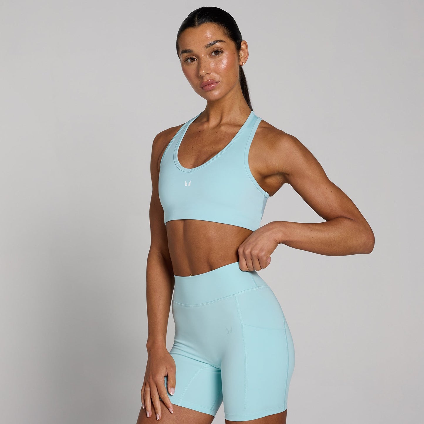 Dames Training Racerback Sport-bh - Ice / XXL
