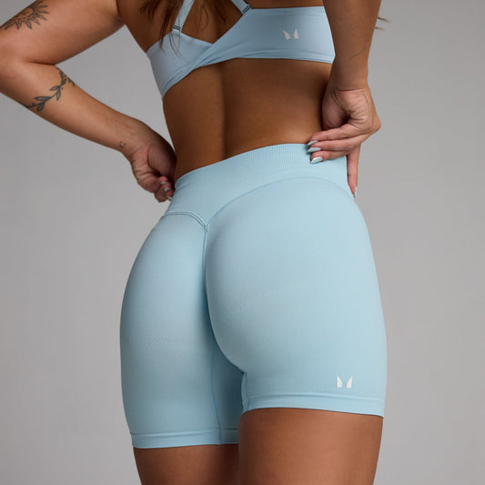 Dames Tempo Seamless Short - Hemelsblauw / XXL