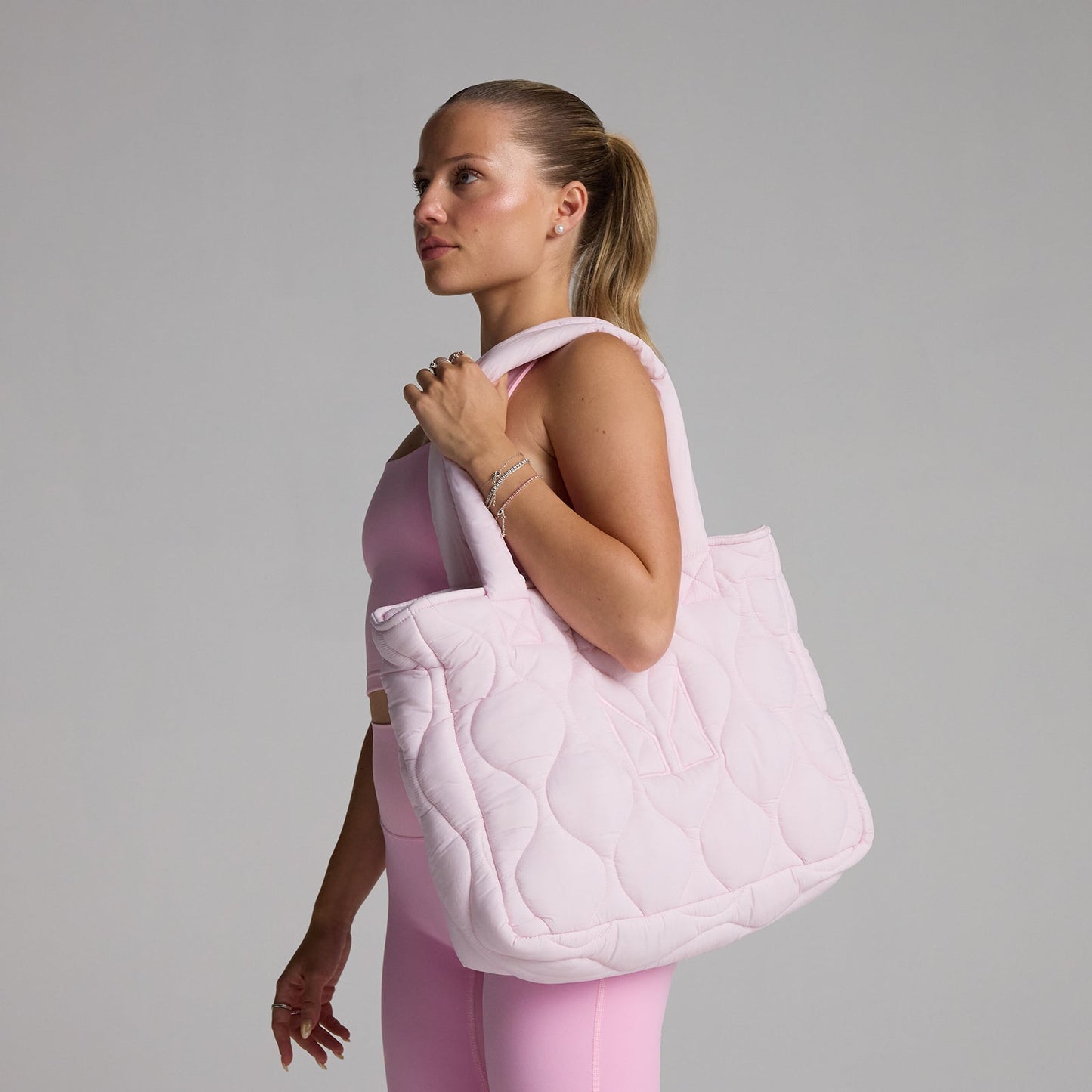 Gewatteerde Gewatteerde Draagtas - Blush Roze