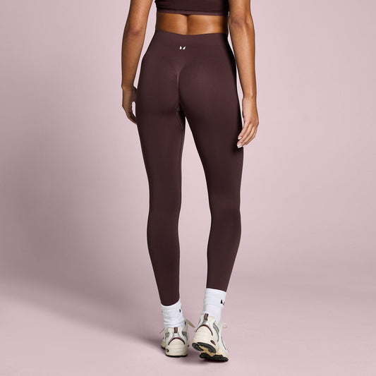 Tempo naadloze legging voor dames - Fudgebruin / XXL