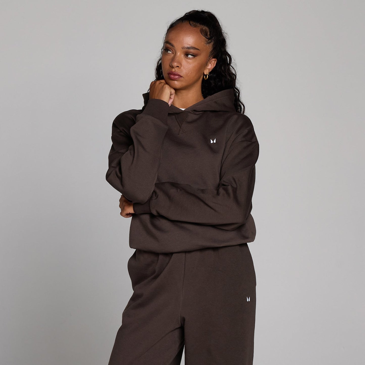 Women's Basics Oversized Hoodie - Cocoa / XXL