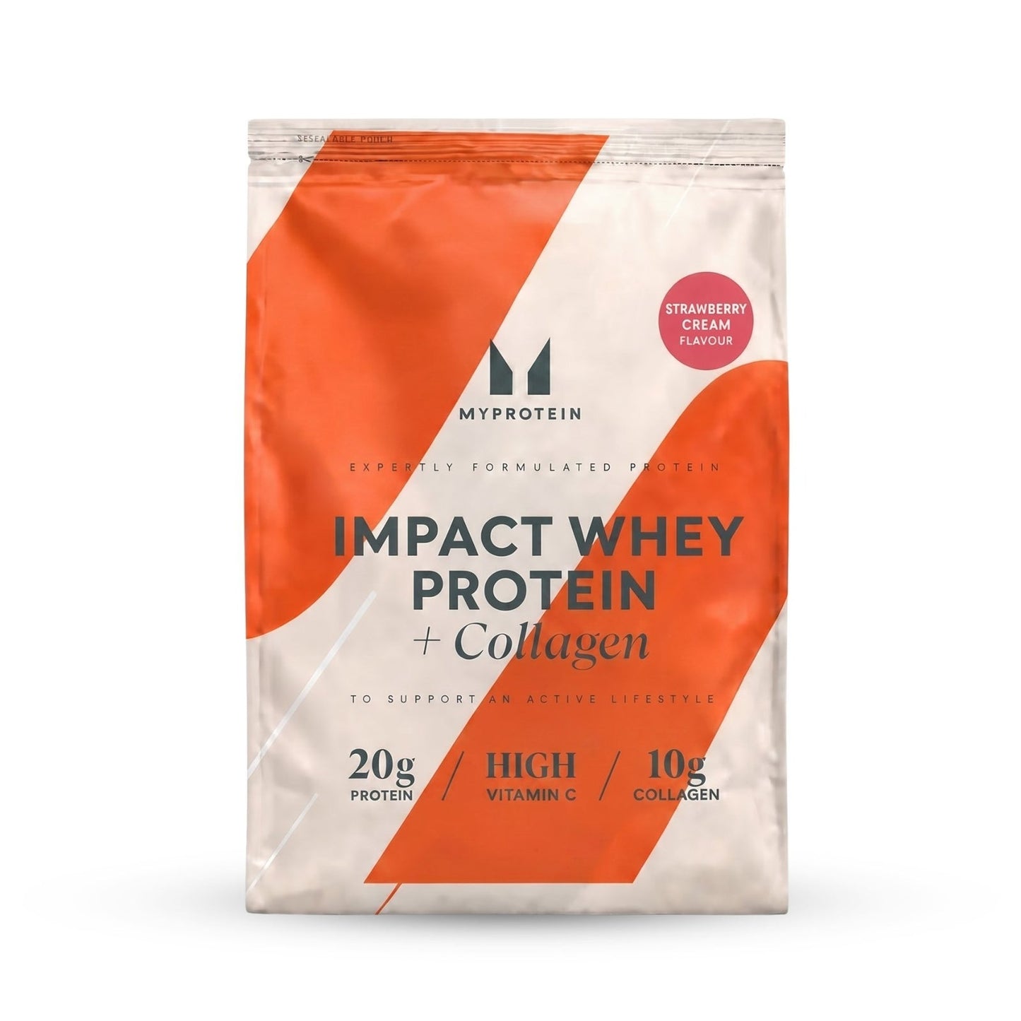Impact Whey Protein - Strawberry Cream (+Collagen) - 2160 g