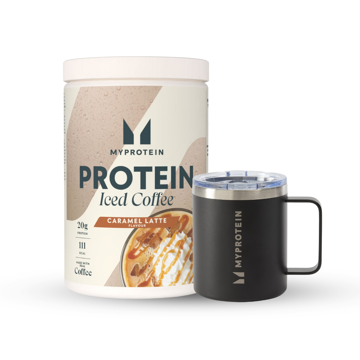 Proteïne IJskoffie Bundle - Black Coffee Cup / Iced Caramel Latte