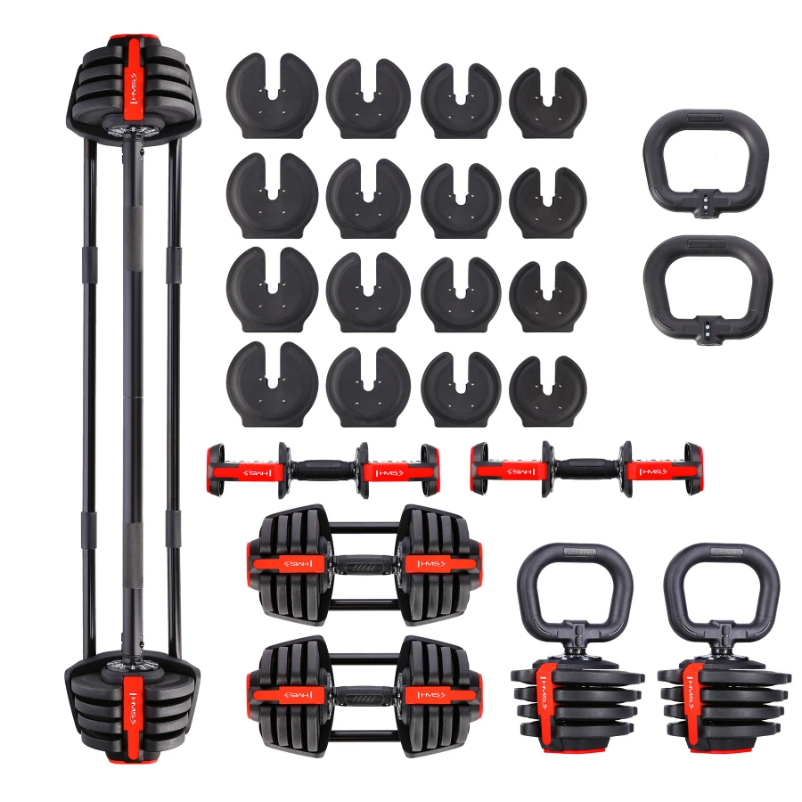 HMS 3-in-1 Verstelbare Dumbbell Set
