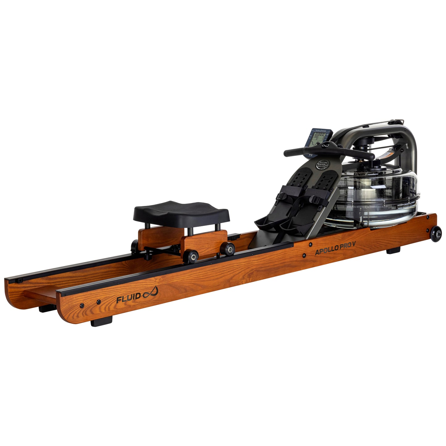 Fluid Rower Apollo Pro V Roeitrainer - Donker Eiken