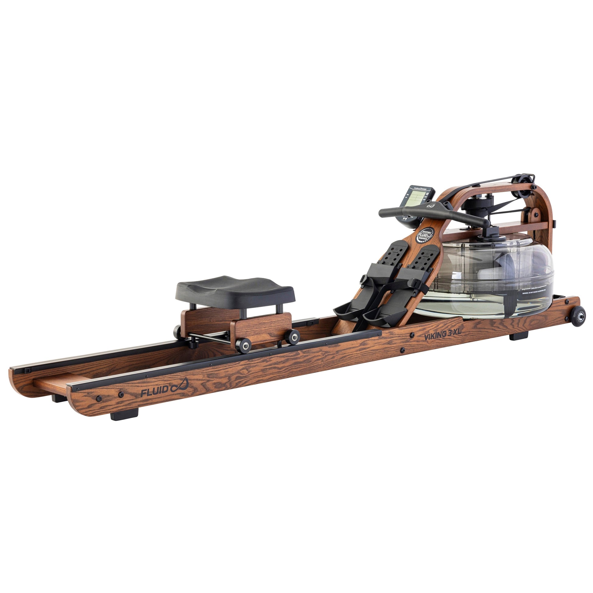 Fluid Rower Viking 3 XL Roeitrainer - Walnoot