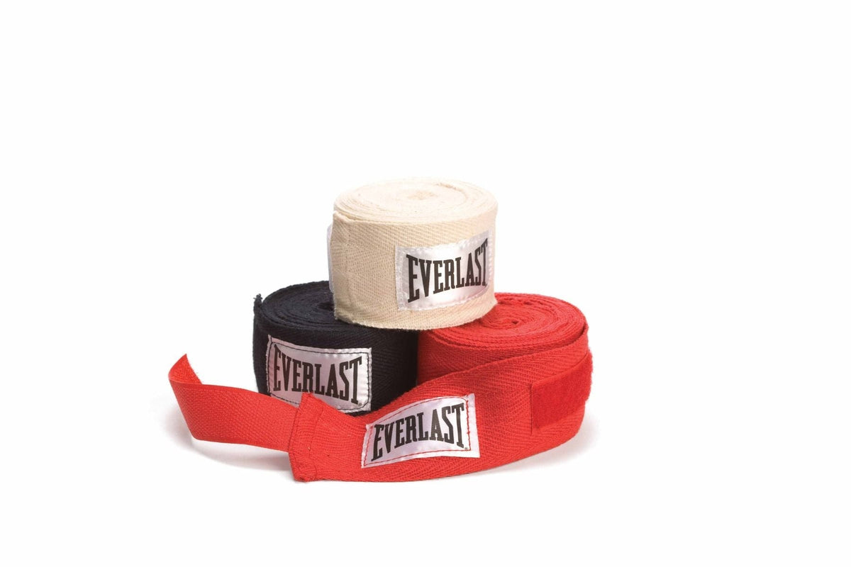 Everlast Core Hand Wraps 3 Pack - Zwart/Wit/Rood