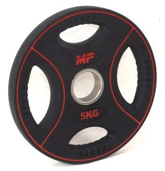 Muscle Power PU 4-Grip Halterschijf