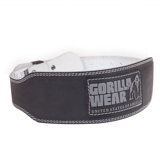 Gorilla Wear Halterriem - 4 Inch Gewatteerde Leren Lifting Belt