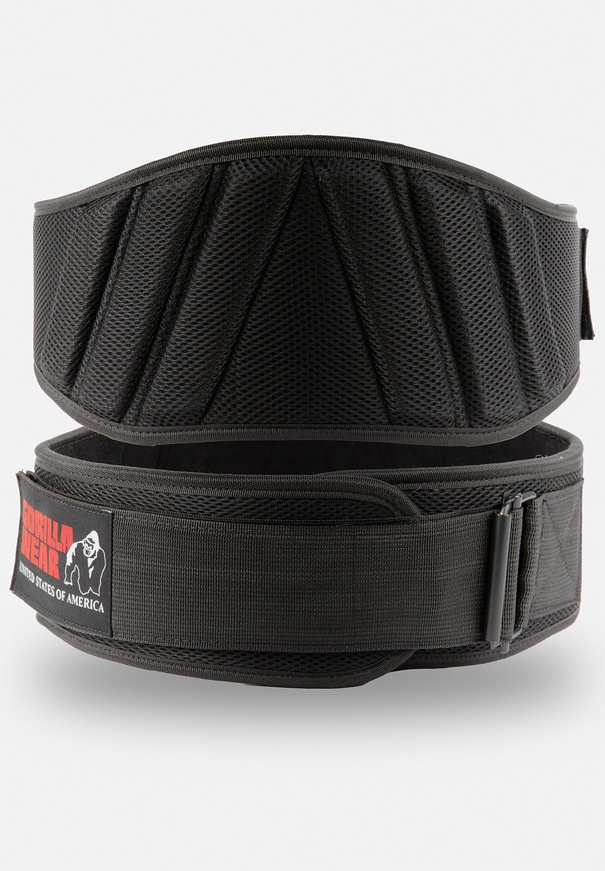 Gorilla Wear Lifting Belt 6 Inch Padded Mesh