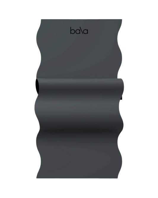 Bala The Wavy Mat - Yogamat - Charcoal/Grijs