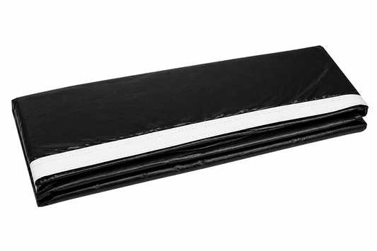 VirtuFit Premium Trampoline Beschermrand - Zwart / Wit - 183 x 274 cm - 25 mm dik
