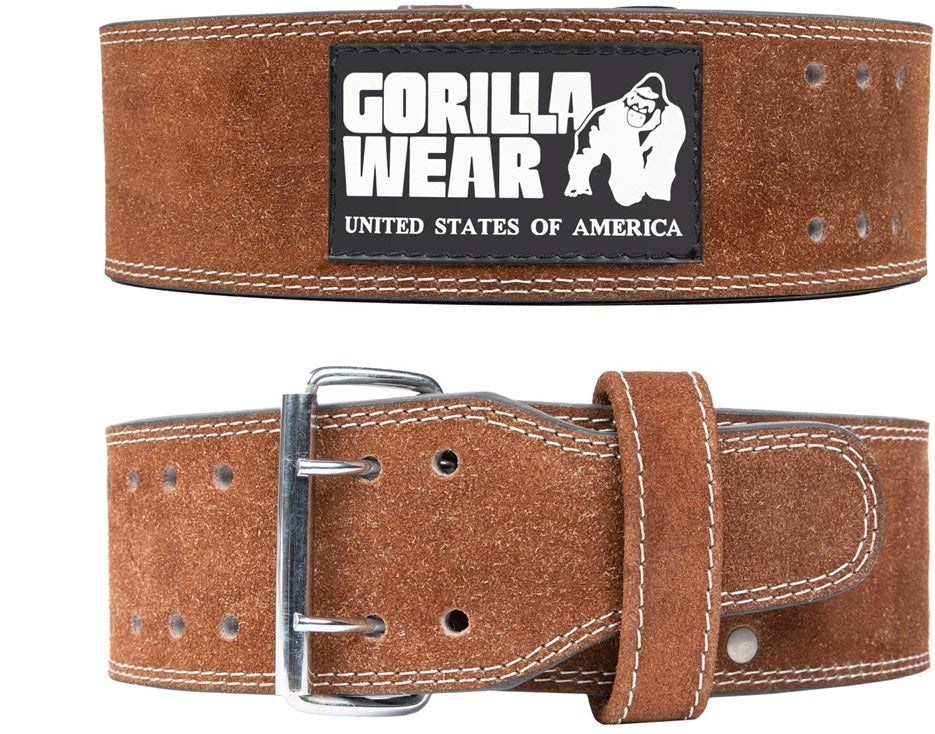 Gorilla Wear Halterriem - 4 Inch Leren Lifting Belt