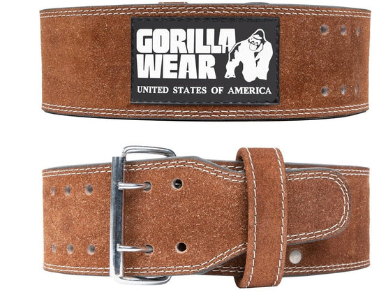 Gorilla Wear Halterriem - 4 Inch Leren Lifting Belt