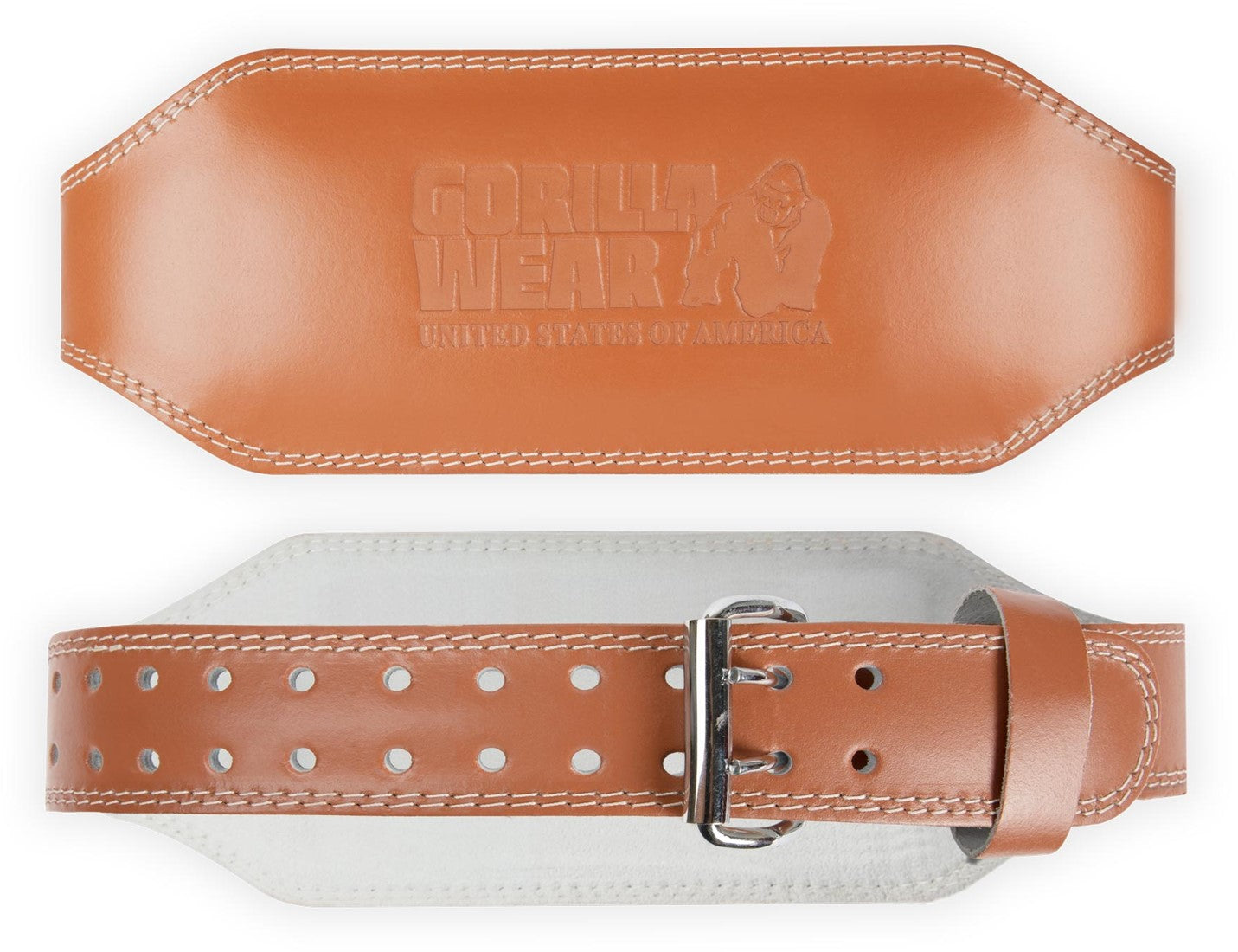 Gorilla Wear Halterriem - 6 Inch Padded Leren Lifting Belt