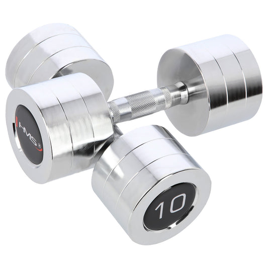 HMS Chroom Dumbbell Set - 2 x