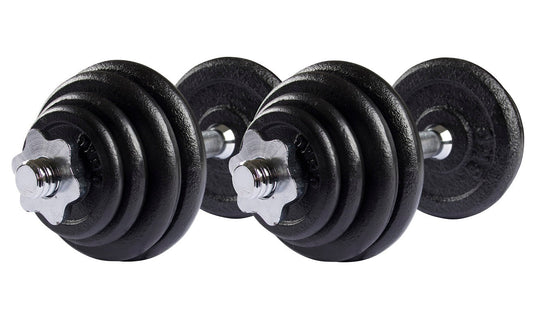 VirtuFit Dumbbellset Gietijzer - 2 x 15 kg (30 kg)