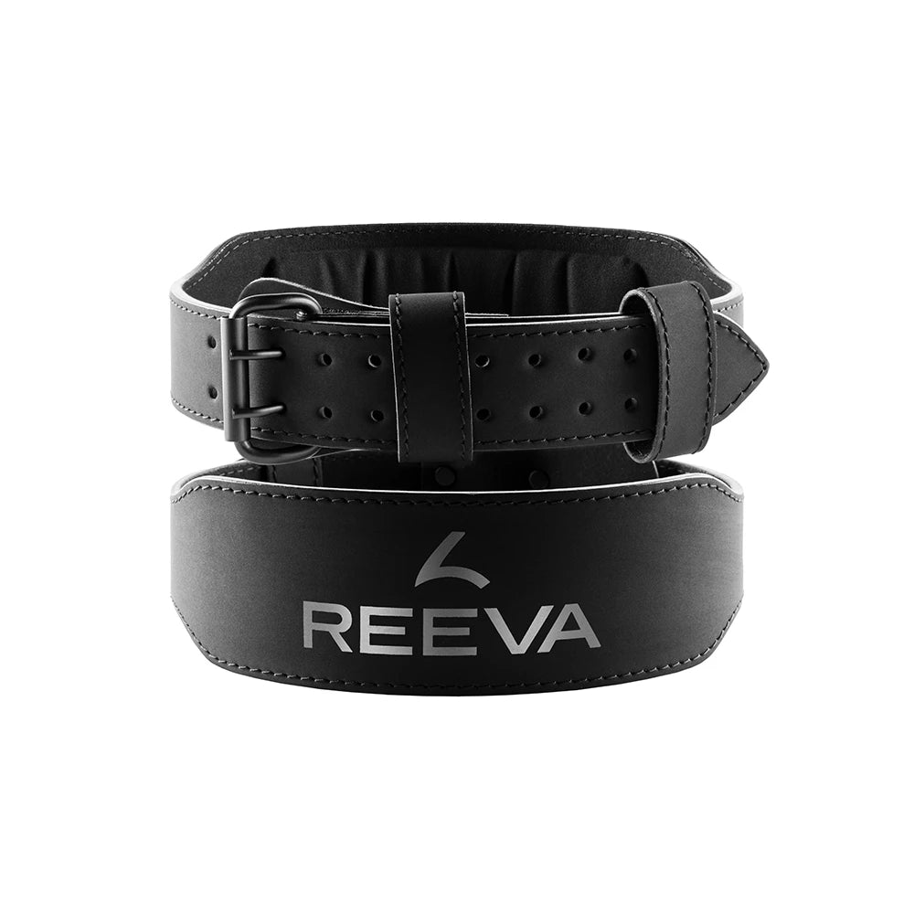 Reeva Lifting Belt van Microfiber Leer - Halterriem - 6 mm