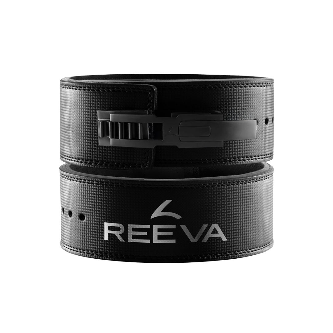 Reeva Halterriem Carbon Leer met Verstelbare Gesp V2