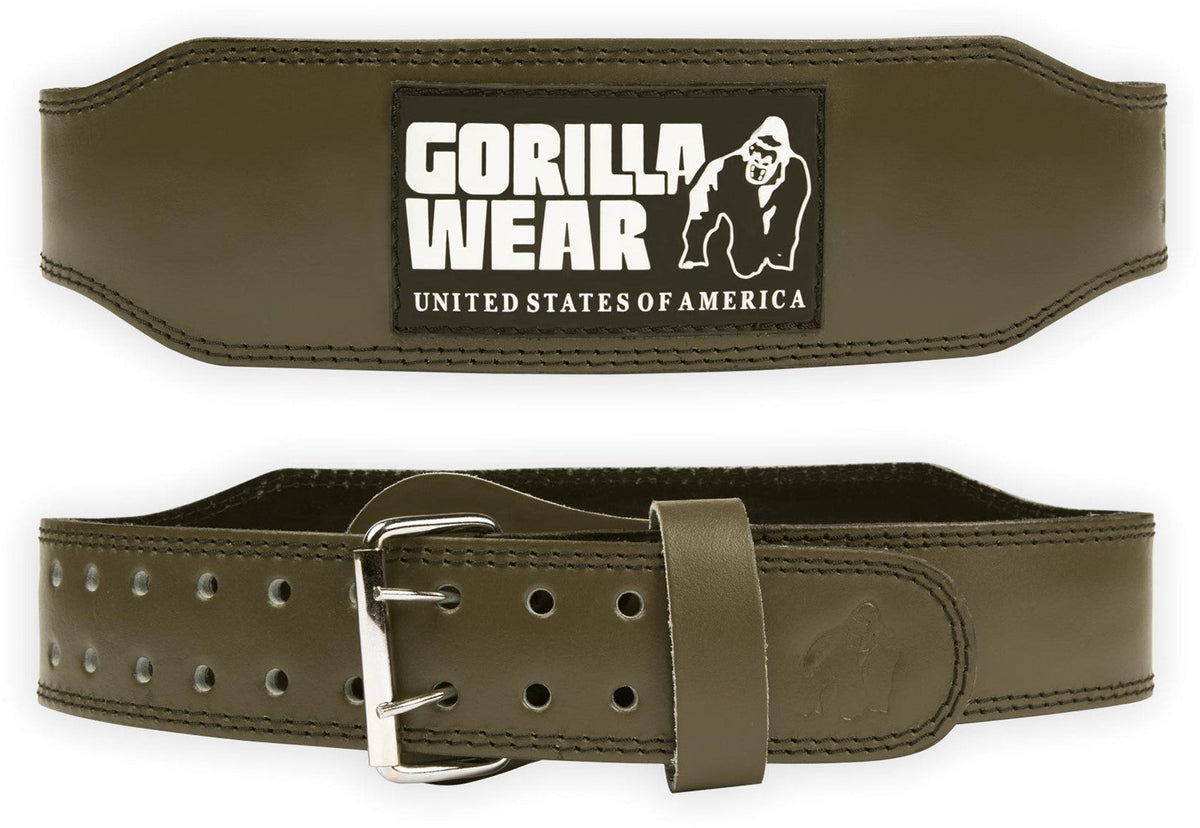 Gorilla Wear Halterriem - 4 Inch Padded Leren Lifting Belt