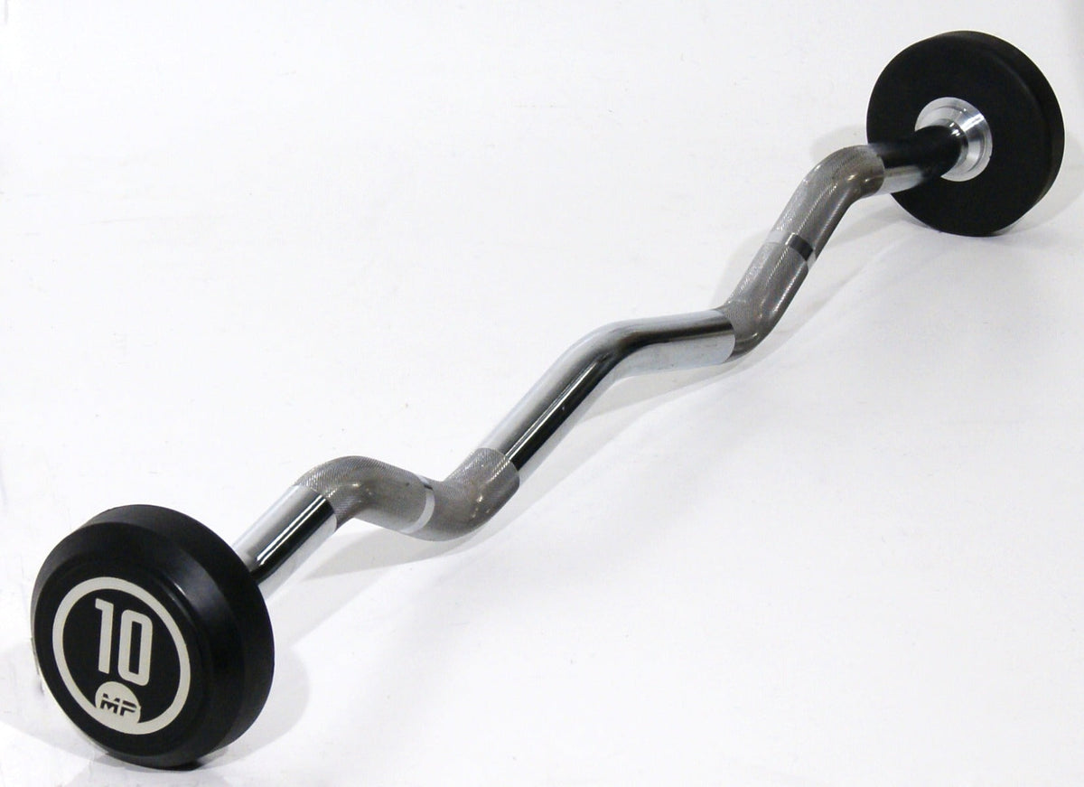 Muscle Power Vaste Curl Halterstang Rubber